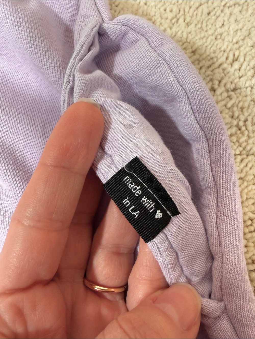NUX Active Sunday Sweats 100% Organic Cotton Joggers Sweatpants in Amethyst - Picture 8 of 16